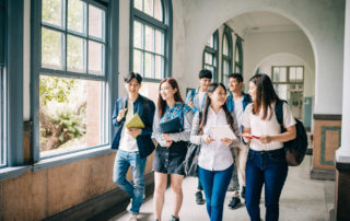 group-of-students-walking-in-school-class-ranking-concept