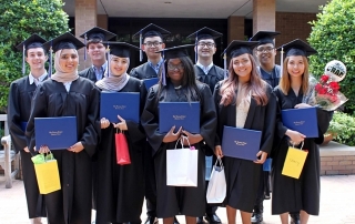 class of 2017 graduates outside the Tenney School Private School providing private education