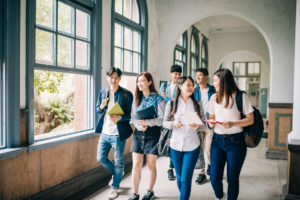 group-of-students-walking-in-school-class-ranking-concept