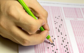 A student who is doing STAAR testing.